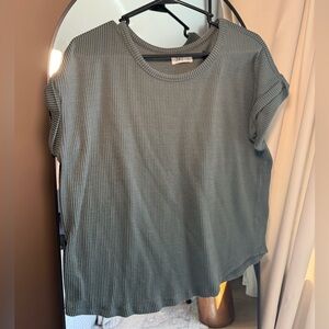 Maurice’s Casual Knit Short Sleeve Top - Green Large